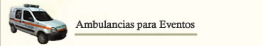 Ambulancias para eventos